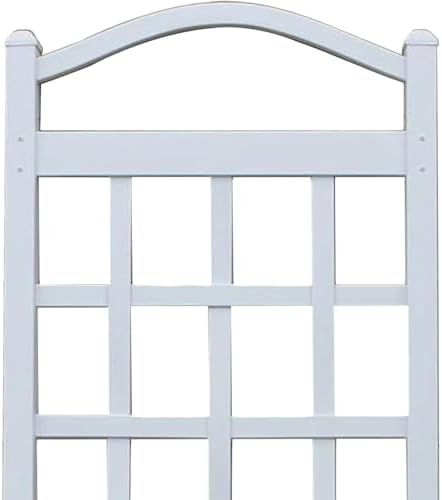 dura-trel cambridge wall mounted garden vinyl trellis, 28", package contents