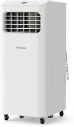 hisense portable air conditioner 6,000 btu cooling dehumidifier shown in use