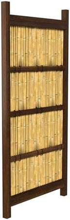 red lantern 6 x 3 ft. japanese bamboo showing dimensions
