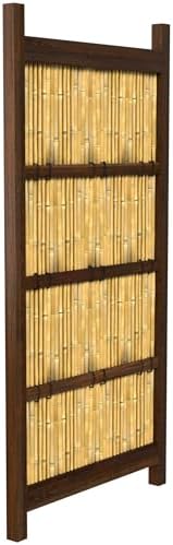 red lantern 6 x 3 ft. japanese bamboo showing dimensions