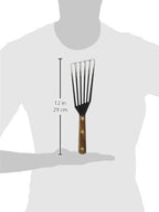 Lamson Slotted Fish Spatula – Flexible Stainless Steel Turner with Walnut Handle | Right-Hand Chef's Frying and Grilling Turner, 3" x 6", Made in USA