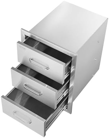vevor outdoor kitchen drawers 16"w x 21.5"h x, view 12