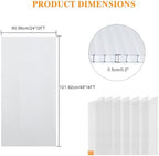 bps 6pcs 24'' (w) x 48'' (l) x, close-up detail