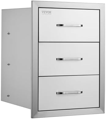 vevor outdoor kitchen drawers 16"w x 21.5"h x, view 11