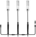 3 Pack Extension Lamps Landscape Path Lights, Without Transformer, IP65 Waterproof Garden Lights for Yard, Pathway, Walkway (Cool White)