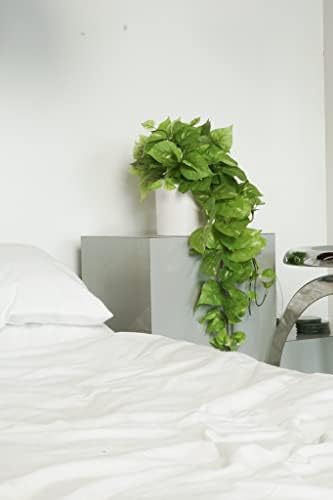 retrograde 32" fake plant, silk faux pothos ivy shown in use