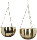 deco 79 metal wall planter, set of 2 shown in use