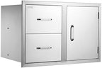 vevor outdoor kitchen drawers 32.5" w x 21.7", view 9