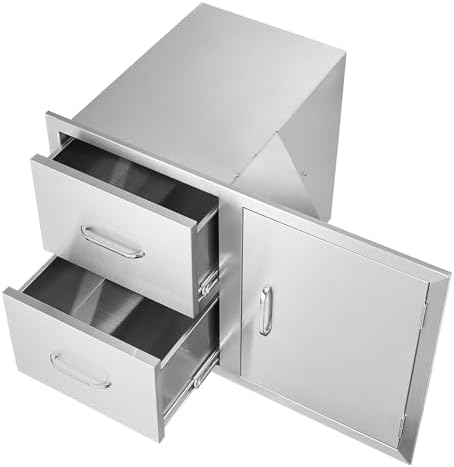 vevor outdoor kitchen drawers 32.5" w x 21.7", view 10