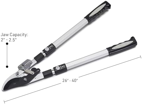 kings county tools tree trimmer loppers with 26", front angle view