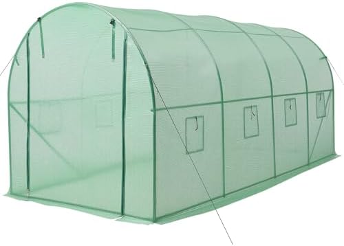 vevor walk-in tunnel greenhouse, 15 x 7 x, view 9