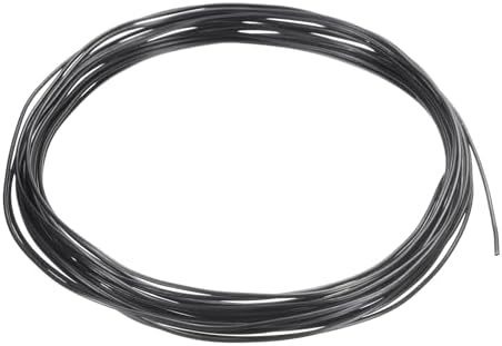 PATIKIL 1mm Bonsai Training Wire, 1 Roll Floral Wire Stems Anodized Aluminum Tree Wire 16.4 Feet Total for Gardening Branch Fixing, Black