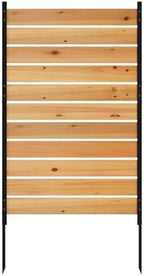 no dig wood privacy screen fence panel, outdoor, view 9