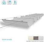 patio 4'w x 16'l pergola shade cover retractable, package contents