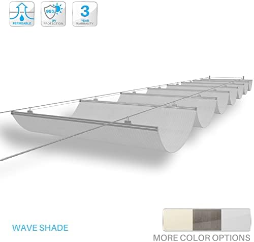 patio 4'w x 16'l pergola shade cover retractable, package contents