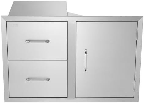 vevor outdoor kitchen drawers 32.5" w x 21.7", view 11