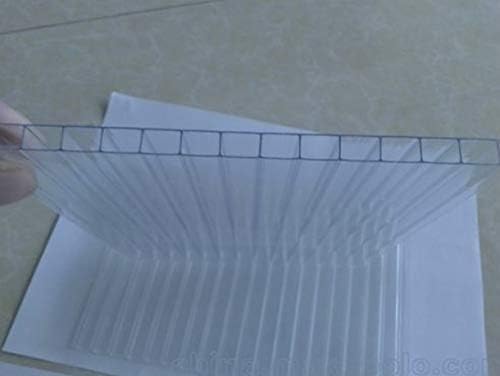 8mm twin wall greenhouse panels, greenhouses with polycarbonate, close-up detail