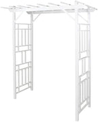 dura-trel wellington arbor, vinyl garden archway for outdoors, main product view
