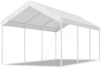 aoxun 10x20 ft carport, heavy duty car canopy on a desk or shelf