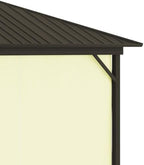 outsunny 10' x 12' hardtop gazebo with curtains, package contents