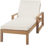 vilrocaz outdoor acacia wood chaise lounges with 6-position showing dimensions