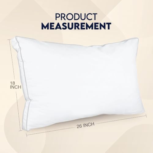 utopia bedding gusset bed pillow, hotel pillows queen on a desk or shelf
