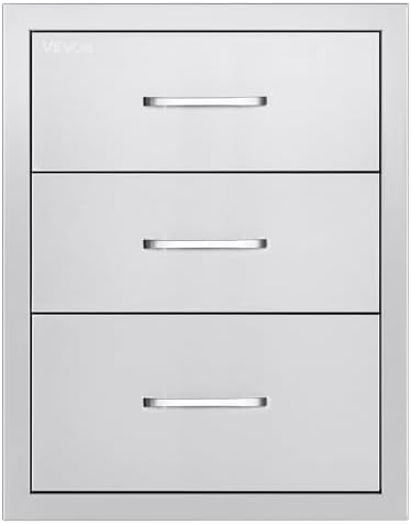 vevor outdoor kitchen drawers 18.11"w x 23.23"h x, view 9