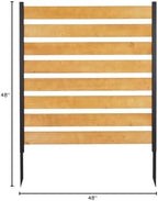 privacy fence panels for outside no dig fence on a desk or shelf