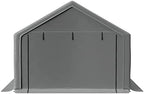 outdoor storage shelter, 10x10 ft portable shed with, view 9