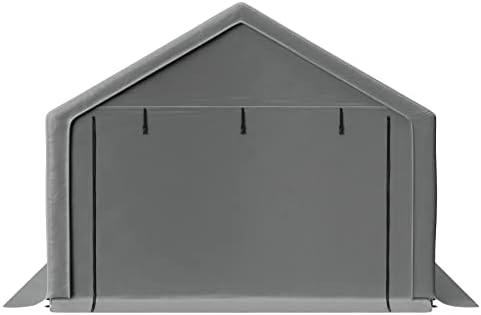 outdoor storage shelter, 10x10 ft portable shed with, view 9
