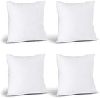 utopia bedding throw pillows, decorative 17x17 pillow inserts on a desk or shelf