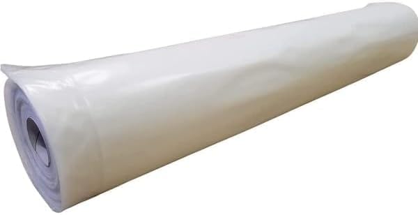 farm plastic supply 4 year clear 6 mil on a desk or shelf