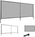 5'hx12'w outdoor freestanding privacy screen fence panels with, main product view