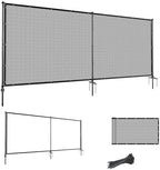 5'hx12'w outdoor freestanding privacy screen fence panels with, main product view