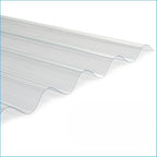 clear curved polycarbonate roofing panels 21" w x, main product view