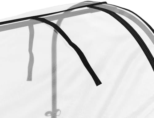 outsunny raised garden bed with cover and storage, front angle view