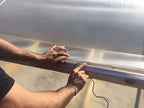 bootstrap farmer spring wire & lock channel 50 shown in use