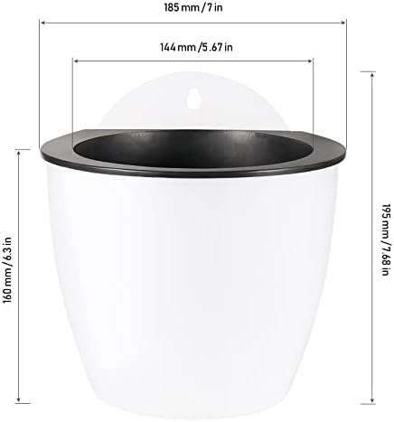 mouyat 10 pcs 7 inch plastic wall mounted shown in use