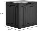 yitahome 31 gallon outdoor storage box, view 10