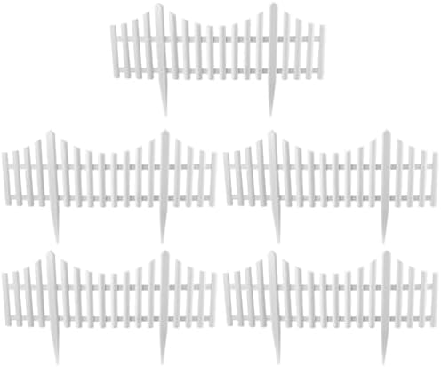 flexible picket fence garden border, plastic decorative landscape, main product view