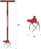garden weasel claw pro 3-in-1 hand cultivator tiller, side view