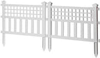 gardenised plastic outdoor decor garden flower edger fence, package contents