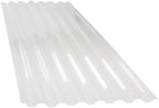 clear polycarbonate roofing panels 72" l x 21" shown in use