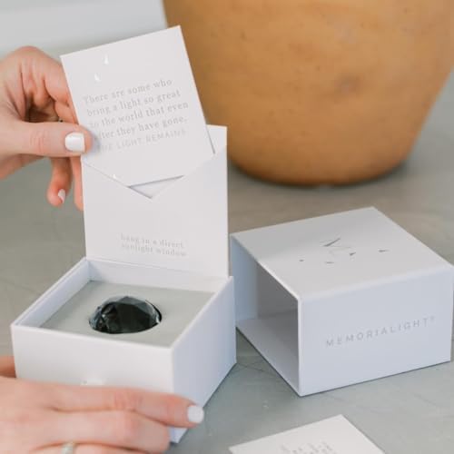 memorialight sympathy gift for loss of loved ones showing dimensions