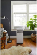 hisense portable air conditioner 6,000 btu cooling dehumidifier showing dimensions