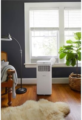 hisense portable air conditioner 6,000 btu cooling dehumidifier showing dimensions