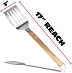 3 piece bbq grilling accessories set - bbq on a desk or shelf
