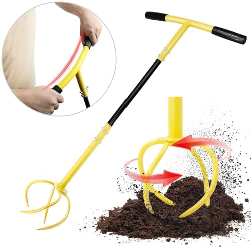 altdorff hand tiller for gardening, garden claw manual shown in use