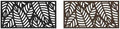 barrette outdoor living 2'x4' black and umber sanibel, main product view