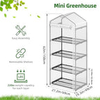 superlele mini greenhouse, plant stand for indoor outdoor, close-up detail